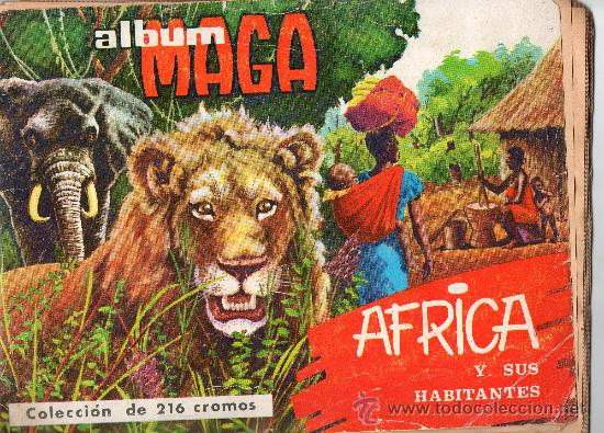 Collectable Albums: AFRICA Y SUS HABITANTES 216 CROMOS COMPLETO DE MAGA