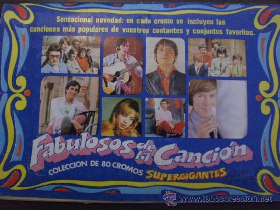 Colecionismo Caderneta: FABULOSOS DE LA CANCION
