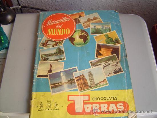 Collezionismo &Aacute;lbum: Album cromos Chocolates Torras , Maravillas del Mundo. Completo