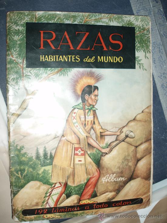 Colecionismo Caderneta: ALBUM RAZAS HABITANTES DEL MUNDO