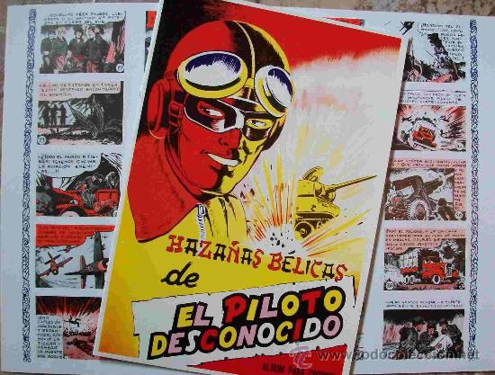 Colecionismo Caderneta: Album  (El Piloto Desconocido) (Reeditado)  Cromos Impresos