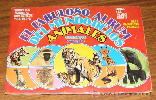 Coleccionismo &Aacute;lbum: EL FABULOSO ALBUM DEL MUNDO DE LOS ANIMALES