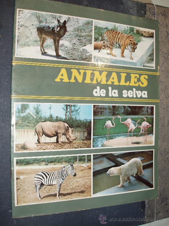 Coleccionismo &aacute;lbum: ALBUM ANIMALES DE LA SELVA - Foto 1