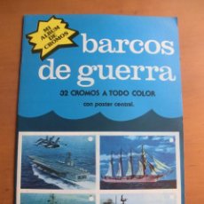 Coleccionismo Álbum: ALBUM DE CROMOS - BARCOS DE GUERRA - ED. NUEVA SITUACIÓN - 1979 - COMPLETO. Lote 29707297