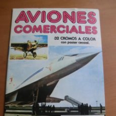 Coleccionismo Álbum: ALBUM DE CROMOS - AVIONES COMERCIALES - ED. NUEVA SITUACIÓN - 1979 - COMPLETO. Lote 29707409
