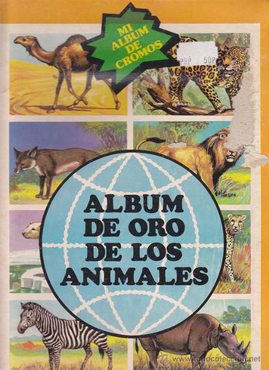 Colecionismo Caderneta: ALBUM DE ORO DE LOS ANIMALES - Album Nueva Situacion - Completo. Madrid: Nueva Situacion, 1979. 22.5