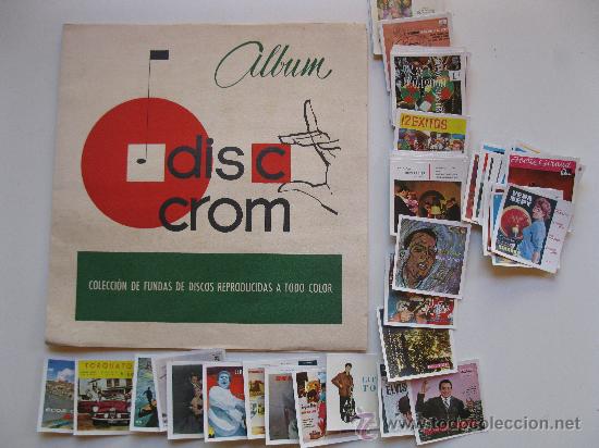 Collezionismo &Aacute;lbum: &Aacute;LBUM DE CROMOS - DISC CROM - PRIMERA SERIE - COMPLETO - A&Ntilde;O 1960.