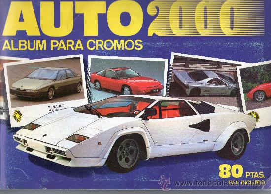 Collectable Albums: &Aacute;LBUM &rdquo;AUTO 2.000&rdquo; - C&Oacute;MIC-ROMO - COMPLETO - A&Ntilde;O 1988.