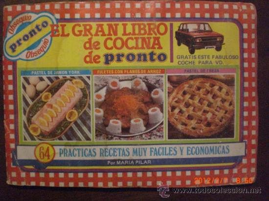 Collectionnisme Album: EL GRAN LIBRO DE COCINA DE PRONTO