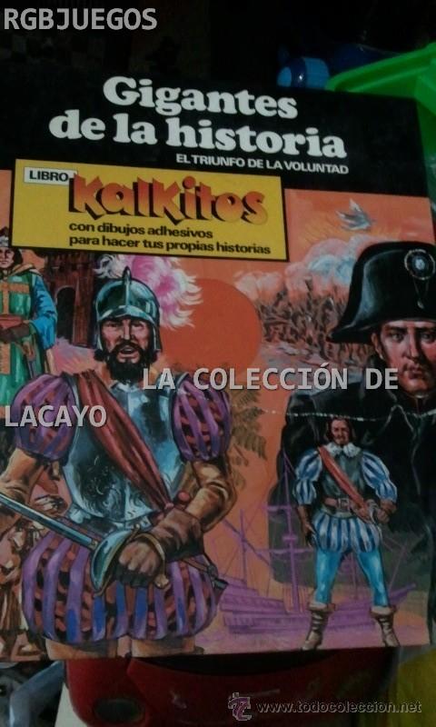 Collectable Albums: GIGANTES DE LA HISTORIA-SERIE MAXI-LIBRO PARA PEGAR KALKITOS A&Ntilde;O 1978