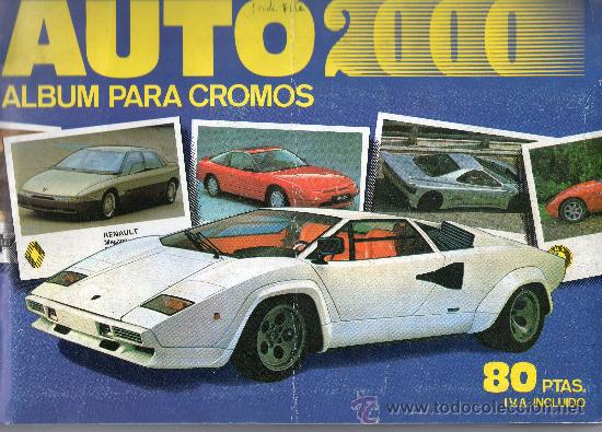 Collectable Albums: &Aacute;LBUM &rdquo;AUTO 2.000&rdquo; - C&Oacute;MIC-ROMO - COMPLETO - A&Ntilde;O 1988.