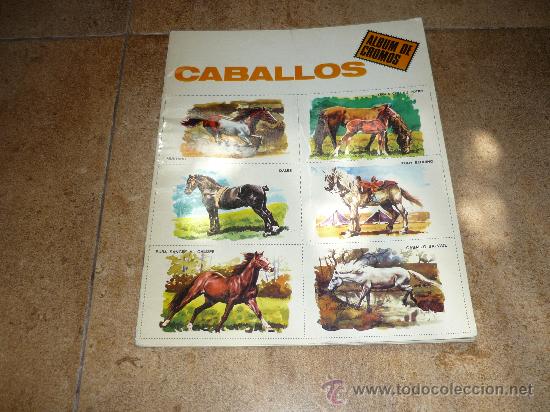 Coleccionismo &aacute;lbum: ALBUM CABALLOS EDICIONES DIFUSORA COMPLETO - Foto 1