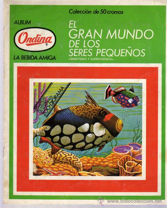Colecionismo Caderneta: EL GRAN MUNDO DE LOS SERES PEQUE&Ntilde;OS,  de Refrescos  Ondina