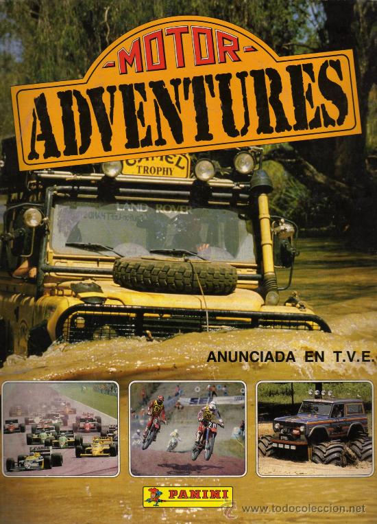 Coleccionismo &aacute;lbum: &aacute;lbum MOTOR ADVENTURES - Foto 1