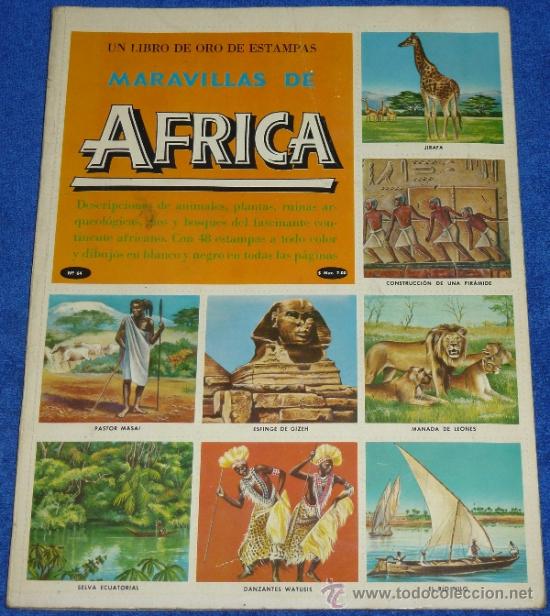 Collezionismo &Aacute;lbum: Las maravillas de Africa - Un libro de oro de estampas
