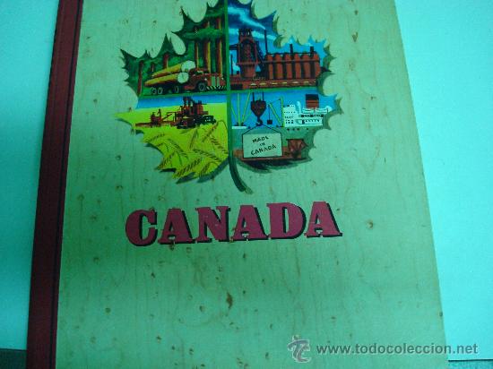 Collectable Albums: CANADA. ALBUM CON IMAGENES PEGADAS COMO SI FUESEN CROMOS. A&Ntilde;OS 50-60. EN FLAMENCO.