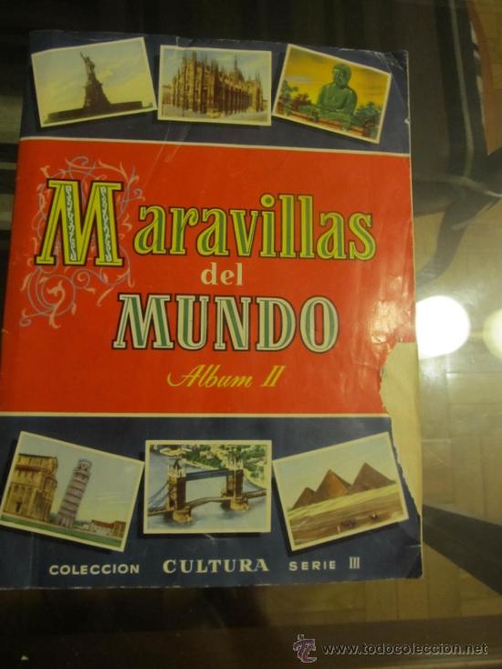Collectable Albums: M69 ALBUM DE CROMOS MARAVILLAS DEL MUNDO ALBUM II COLECCION CULTURA SERIE III