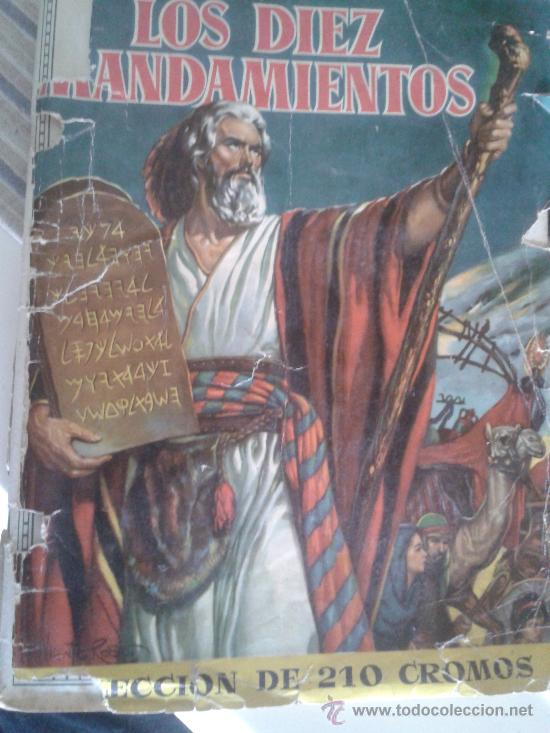Coleccionismo &aacute;lbum: LOS  DIEZ MANDAMIENTOS - Foto 1