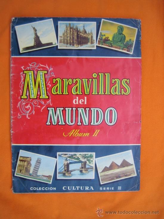 Collezionismo &Aacute;lbum: Maravillas del mundo - Album II - Bruguera Colecci&oacute;n Cultura Serie III - Completo