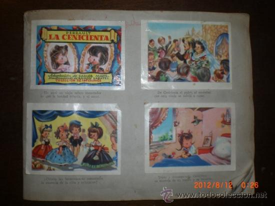 Colecionismo Caderneta: LA CENICIENTA