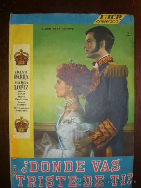 Collectionnisme Album: &iquest;DONDE VAS TRISTE DE TI?