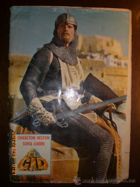 Coleccionismo &aacute;lbum: EL CID CHARLTON HESTON SOFIA LOREN - Foto 1