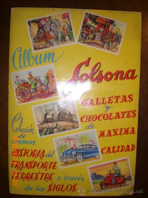 Sammeln Sammelalbum: HISTORIA DEL TRANSPORTE TERRESTRE A TRAVES DE LOS SIGLOS - CHOC SOLSONA