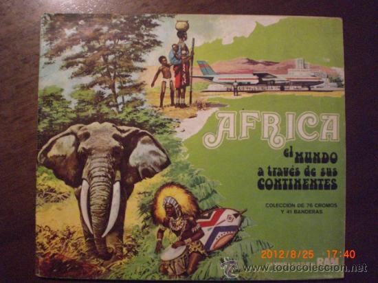 Collectable Albums: AFRICA EL MUNDO A TRAVES DE SUS CONTINENTES , LECHE RAM