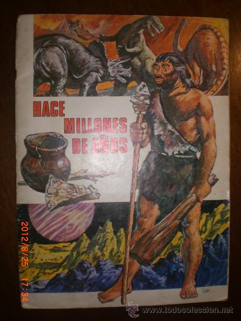 Colecionismo Caderneta: HACE MILLONES DE A&Ntilde;OS