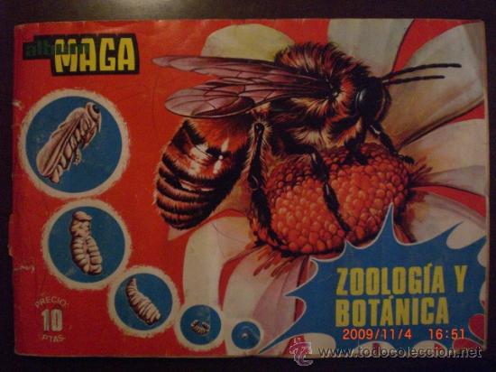 Colecionismo Caderneta: ZOOLOGIA Y BOTANICA