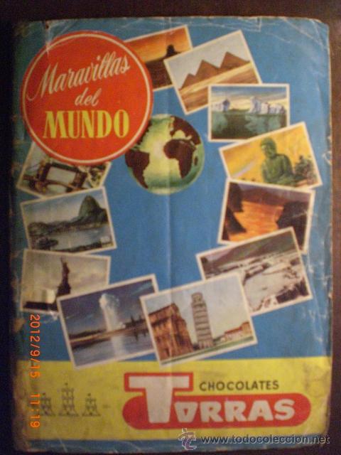 Collectable Albums: MARAVILLAS DEL MUNDO CHOCOLATES TORRAS