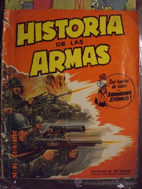 Colecionismo Caderneta: HISTORIA DE LAS ARMAS