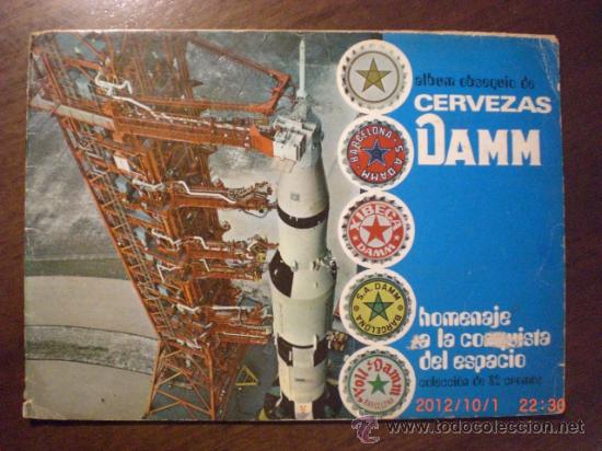 Collectionnisme Album: HOMENAJE A LA CONQUISTA DEL ESPACIO CERVEZAS DAMM