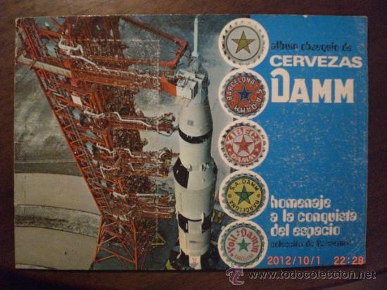 Collezionismo &Aacute;lbum: HOMENAJE A LA CONQUISTA DEL ESPACIO CERVEZAS DAMM