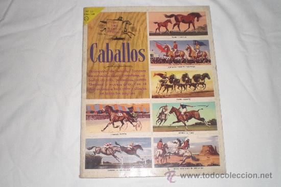 Coleccionismo &aacute;lbum: LIBRO DE ORO DE ESTAMPAS CABALLOS 1962 - Foto 1