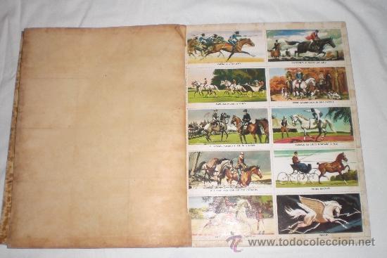 Coleccionismo &aacute;lbum: LIBRO DE ORO DE ESTAMPAS CABALLOS 1962 - Foto 4