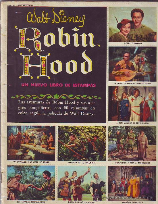 Collectionnisme Album: ALBUM ROBIN HOOD DE WALT DISNEY