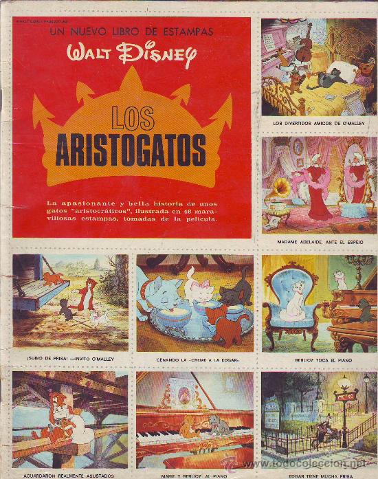 Collectionnisme Album: ALBUM LOS ARISTOGATOS DE WALT DISNEY