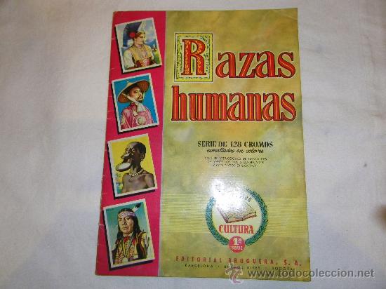 Coleccionismo &aacute;lbum: ALBUM RAZAS HUMANAS - COMPLETO - Foto 1