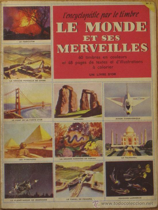 Collectionnisme Album: &Aacute;LBUM COMPLETO LE MONDE ET SES MERVEILLES COCORICO A&Ntilde;O 1955