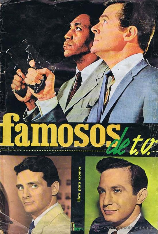 Collectionnisme Album: FAMOSOS DE T.V. - Album Ediciones Fher - Completo. Bilbao: Fher, 1966. 21x31.5. Cubiertas originales