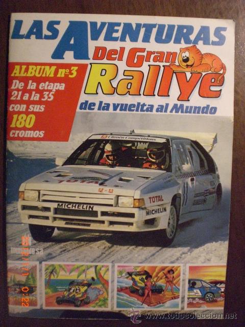 Collectionnisme Album: LAS AVENTURAS DEL GRAN RALLYE ALBUM N&ordm; 3