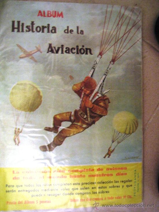 Coleccionismo &aacute;lbum: HISTORIA DE LA AVIACI&Oacute;N. COMPLETO - Foto 1