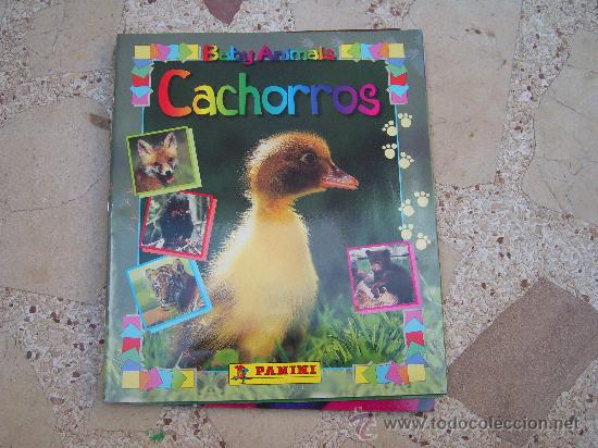Collezionismo &Aacute;lbum: BABY ANIMALS. CACHORROS. ALBUM DE CROMOS PANINI COMPLETO