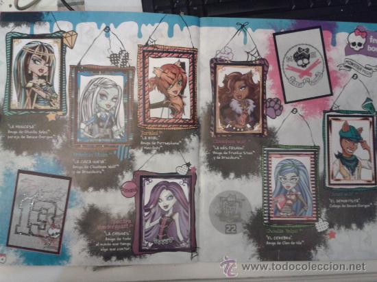 Coleccionismo &aacute;lbum: MONSTER HIGH FEAR BOOK (COMPLETO) - Foto 2