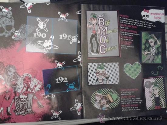 Coleccionismo &aacute;lbum: MONSTER HIGH FEAR BOOK (COMPLETO) - Foto 5