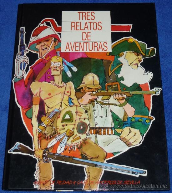 Collezionismo &Aacute;lbum: Tres relatos de aventuras - Club Juvenil - Monte de Piedad y Caja de Ahorros de Sevilla