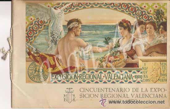 Colecionismo Caderneta: EXPOSICI&Oacute;N REGIONAL VALENCIANA DE 1909. 50 ANIVERSARIO.