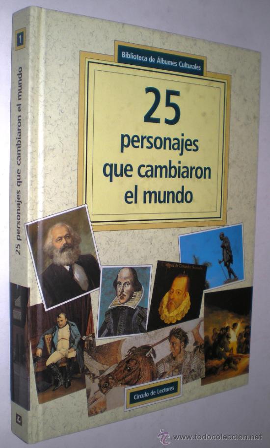 Collezionismo &Aacute;lbum: LIBRO-ALBUM: 25 PERSONAJES QUE CAMBIARON EL MUNDO (COMPLETO).