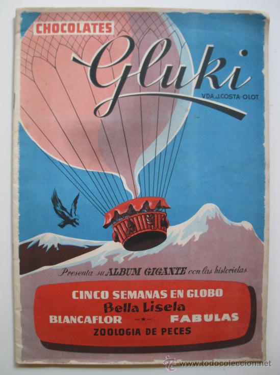 Collezionismo &Aacute;lbum: &Aacute;LBUM DE CROMOS - &Aacute;LBUM GIGANTE DE CHOCOLATES GLUKI - COMPLETO - A&Ntilde;O 1960.